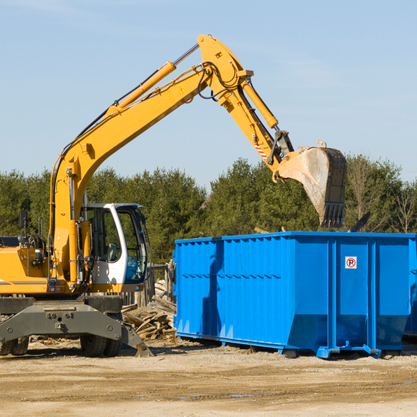 are there any restrictions on where a residential dumpster can be placed in East Grand Rapids